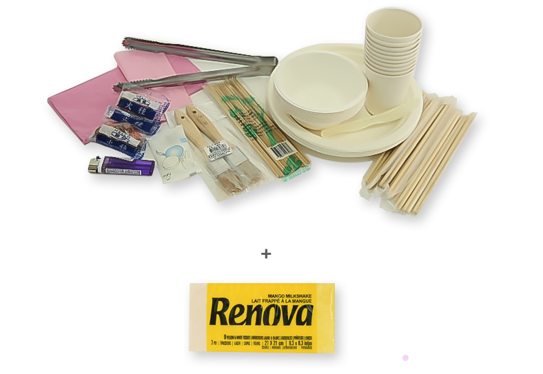 餐具用品組＋(限量)葡萄牙RENOVA紙巾